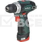 Дрель-шуруповерт Metabo PowerMaxx BS 600984000, Аккумуляторный, 10,8В, 2 АКБ, фото3