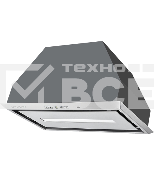 Вытяжка встраиваемая Kuppersberg Inbox 54 X нержавеющая сталь, 54 см, 1500 куб. м/ч, 53 дБ