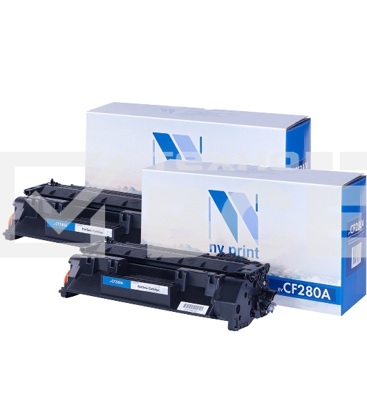 Картридж NVP совместимый NV-CF280A-SET2 для HP LaserJet Pro 400 MFP M425dn/ 400 MFP M425dw/ 400 M401dne/ 400 M401a/ 400 M401d/ 400 M401dn/ 400 M401dw (2700k) (2 шт)