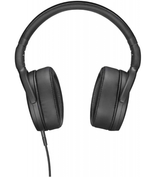 Наушники Sennheiser HD 400S накладные складные закрытые 18-20000Гц съемный кабель 1,4м, угловой jack 3.5мм, 120дБ, микрофон, черные, 508598