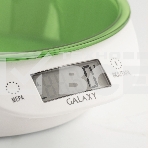 Весы кухонные электронные Galaxy Line GL 2804, зеленый, пластик, максимально допустимый вес 5 кг, ЖК-дисплей, цена деления 1 г, фукция обнуления массы тары, автоматическое отключение, индикатор перегрузки, индикация низкого заряда элемента питания, элемен, фото5