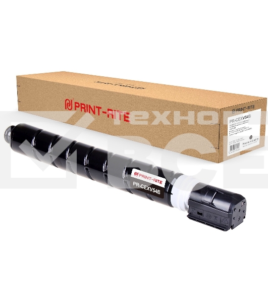 Картридж лазерный Print-Rite TFC902BPRJ PR-CEXV54B C-EXV54B черный (15500стр.) для Canon ImageRunner C3025 MFP/ C3025i MFP
