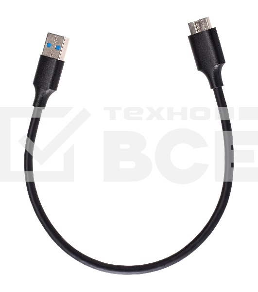Кабель соединительный Telecom TUS712-0.3M USB3.0 Am-MicroBm 0.3m Telecom (TUS712-0.3M)