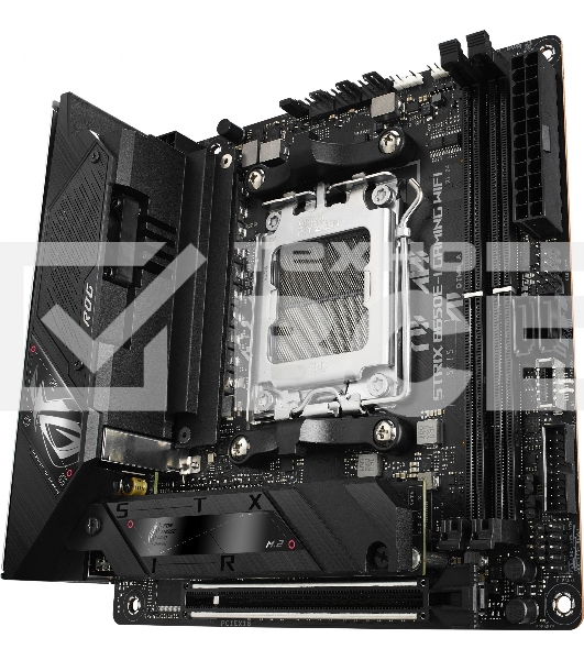 Материнская плата ASUS ROG STRIX X670E-I GAMING WIFI, AM5, AMD X670, 2xDDR5, 2xSATA, 2xM.2, 1xPCI-E 5.0 x16, 1xHDMI, 2xUSB-C, 1x 2.5Gb LAN, 3xUSB-A 3.2 Gen 2, 2xUSB-A 2.0, 7.1, Mini-ITX