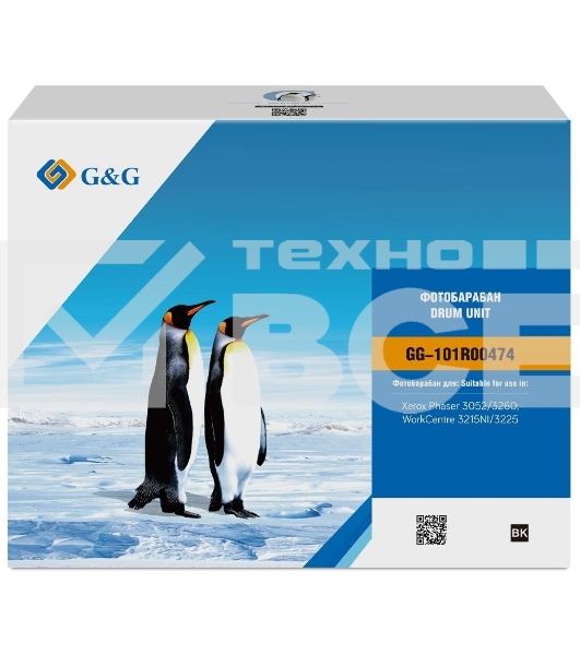 Блок фотобарабана G&G GG-101R00474 ч/б:10000стр. для PH 3052/3260 WC 3215/3225 Xerox