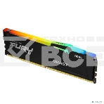 Оперативная память Kingston Fury Beast, DDR5, 8GB (1x8GB), 6000MHz, CL36, с радиатором, RGB, черный, фото4