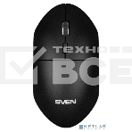 Мышь беспроводная SVEN RX-515SW черный, 1600 dpi, радиоканал, USB, кнопки - 4, фото3
