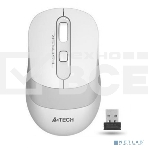 Мышь беспроводная A4Tech Fstyler FG10 белый/серый, 2000 dpi, радиоканал, USB, кнопки - 4, фото2