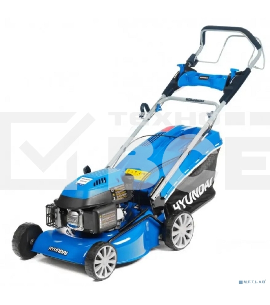 Бензиновая газонокосилка HYUNDAI L4620 {двигатель Hyundai ICV145,4-х такт, 3.8 л.с./145 см3, Ширина среза 45,7 см, Высота среза 25-75 мм, 23,5 кг }