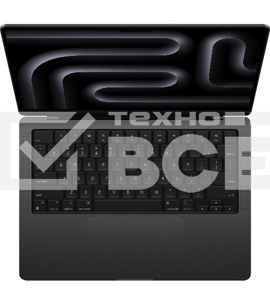 Ноутбук Apple 14-inch MacBook Pro: Apple M3 Pro with 12-core CPU, 18-core GPU/36GB/512GB SSD - Space Black/RU