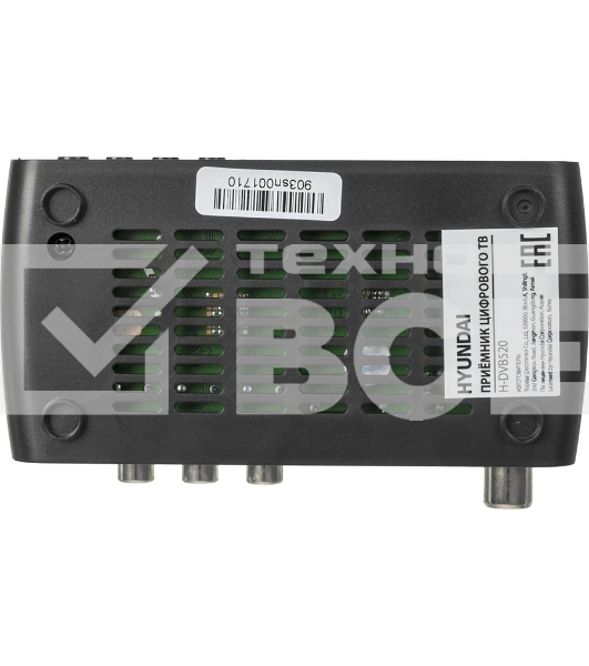 Ресивер DVB-T2 Hyundai H-DVB520 + WiFi-адаптер черный
