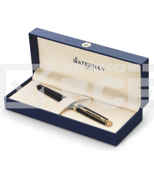 Ручка роллер Waterman Hemisphere (CWS0920650) Mars Black GT F черн. черн. подар.кор.