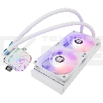 Водяное охлаждение для процессора Thermalright Aqua Elite 240 White ARGB V3 (240mm, White, ARGB/ Fans: 2x120mm, 66.17CFM, 25.6dBA, 1500RPM/ Pump height 53mm, 23dBA, 3300RPM, Rad thickness 27mm/ S: 1200, 1700, 1851, 2011, 2066, 115X, AM4, AM5), фото5
