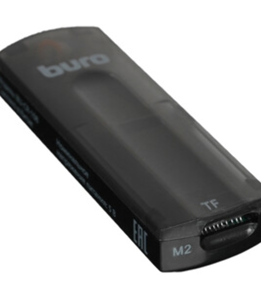 Кард-ридер USB 2.0 Buro BU-CR-108 черный