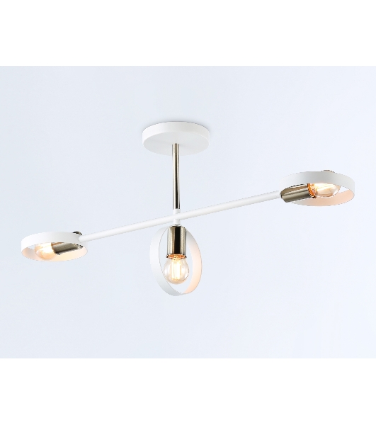 Светильник Ambrella light TR8228/3 WH/SB белый/бронза E27/3 max 40W 660*165*300