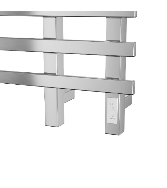 Полотенцесушитель электрический с полкой BAU Stil Shelf 50х80, 7 планок, универсальный, нерж. сталь