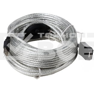 Кабель удлинитель Aopen активный ACU823-15M, USB2.0-repeater AM/AF 15м