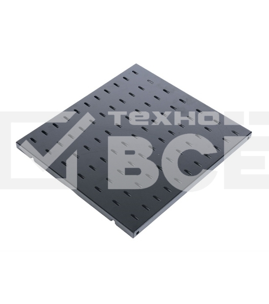 Полка ЦМО перфорированная, глубина 390 мм,цвет черный (СВ-39-9005)