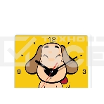 Часы настенные Centek СТ-7103 <Dog> (щенок) 25х25 см, квадрат, шаговый ход, кварцевый механизм, фото4