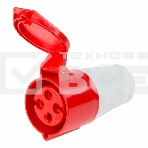 Розетка 224 переносная 3Р+РЕ 32А 380В IP44 Rexant, фото 1