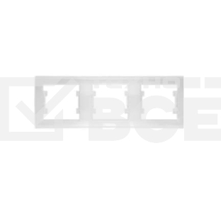 Рамка 3-м Бриллиант горизонт. бел. UNIVersal 7947489