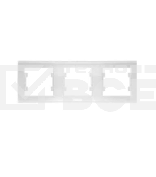 Рамка 3-м Бриллиант горизонт. бел. UNIVersal 7947489