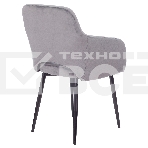 Кресло офисное Бюрократ CH-380F серая жемчужина Italia 26, на ножках, металл черный, фото3