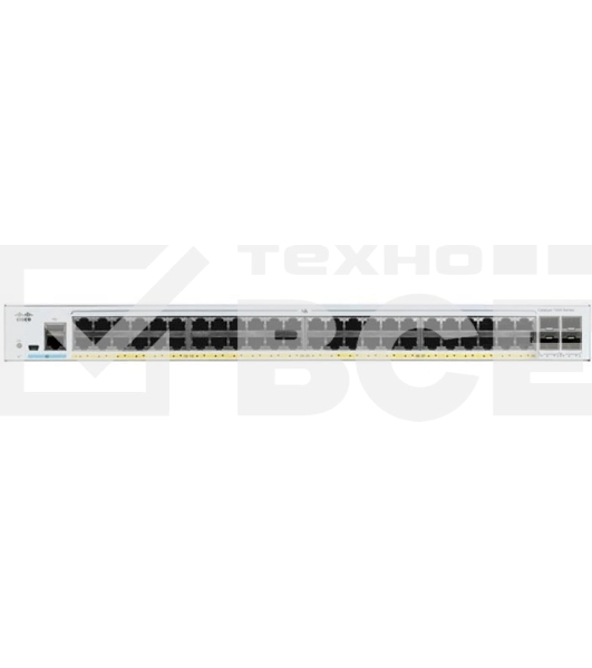 Коммутатор Cisco Catalyst 1000 48 port FE, 2x1G SFP ,2X1G combo