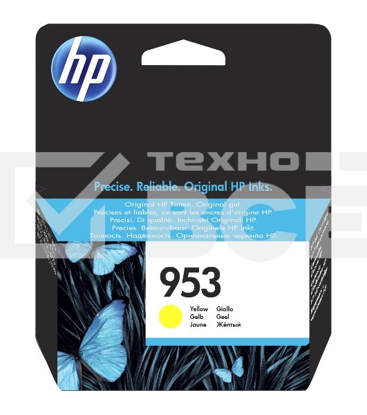 Картридж струйный HP 953 F6U14AE желтый для HP OJP 8710/8715/8720/8730/8210/8725 (700стр.)