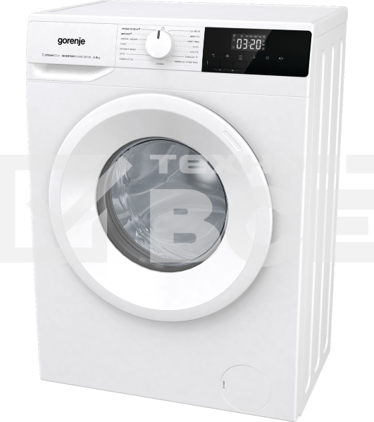 Стиральная машина Gorenje W1NHPI60SCS белый, загрузка фронтальная 6 кг, 1000 об/мин., класс: А
