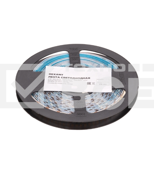 Лента светодиодная 12В, SMD2835, 19,2Вт/м, 240 LED/м, 4000K, 10мм, 5м,IP20 Rexant