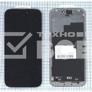 Дисплей (модуль) для Apple iPhone 15 Pro в сборе с тачскрином, черный (OR)