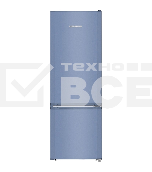 Холодильник Liebherr CUfbe 2831-26 001 синий 212/53л двухкамерный морозилка снизу