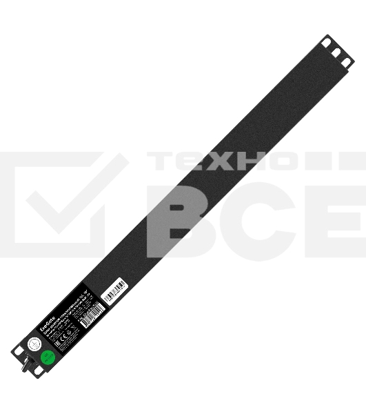 Блок розеток горизонтальный ExeGate ServerPro PDU-19H009 Al-5C135S-EU2.5-SW, 19