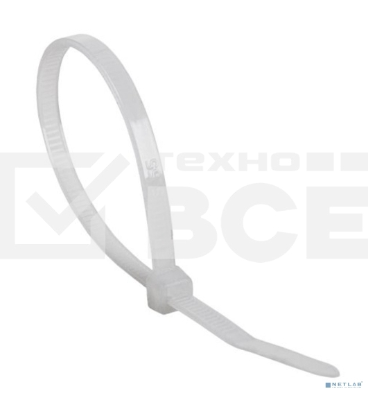 Хомут кабельный Rexant 3.5х100 многоразовый нейл. СКМ-150 белый (уп. 100 шт)