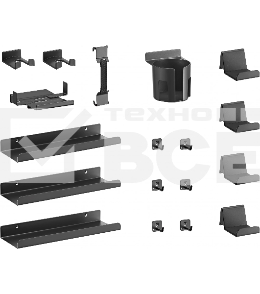 Лотки Cactus CS-GMPB-SET1 черный