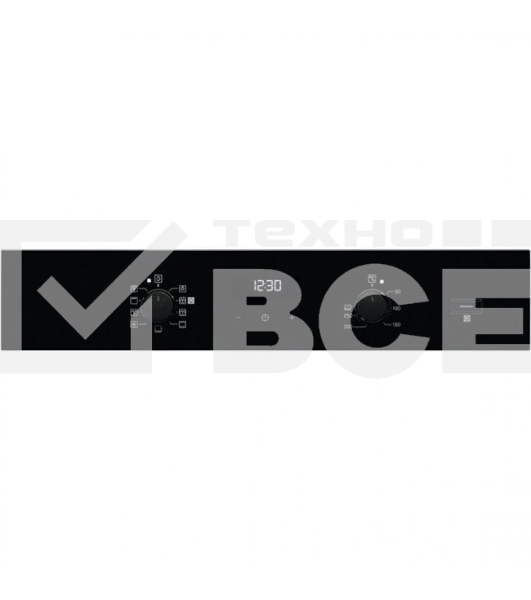 Встраиваемый духовой шкаф с паром Electrolux EOD5F71Z 60 см, каталитическая очистка, 72 л, 8 режимов, черный цвет,направляющие проволочные + телескопические (1 уровень)