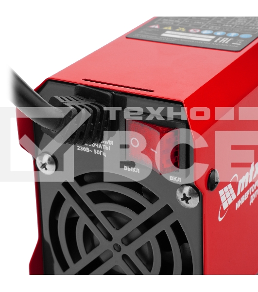 Инверторный аппарат дуговой сварки MMA-180BS, 180 А, ПВ 60% MTX