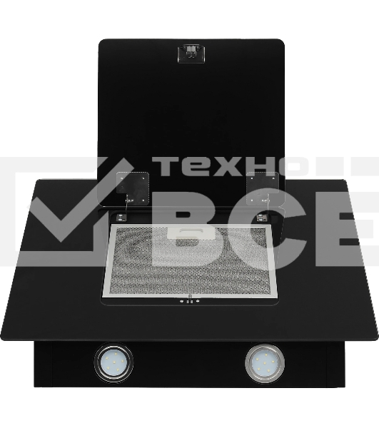 Вытяжка каминная Gorenje WHI626E6B черный/серый, 60 см, 678 куб. м/ч, 65 дБ