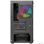 Компьютерный корпус Powercase Mistral Micro A3B ARGb, Tempered Glass, 2x 140мм ARGb PWM+1x 120мм ARGb PWM, черный, mATX (CMMAB-A3-V2), фото 1