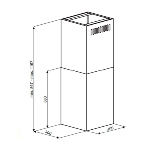 Вытяжка пристенная островная Maunfeld Bath Isla 401 черный, 40 см, 1150 куб. м/ч, 52 дБ, фото12