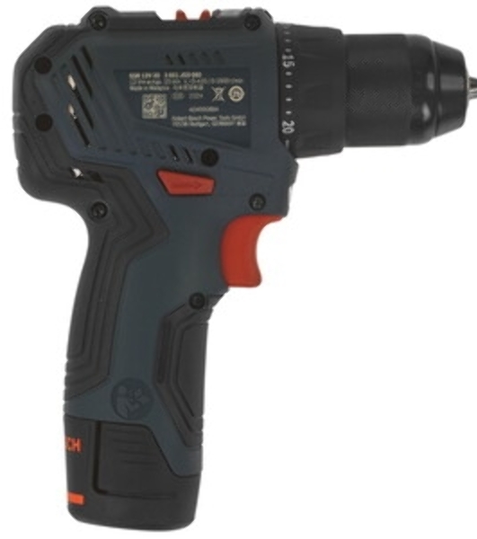 Дрель-шуруповерт Bosch GSR 12V-30, 12 В, 2 Ач, 30 Нм, бесщеточный