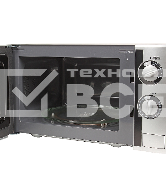 Микроволновая печь BBK 20MWS-708M/BS черный/серебро, 20 л, 700 Вт, поворотный механизм