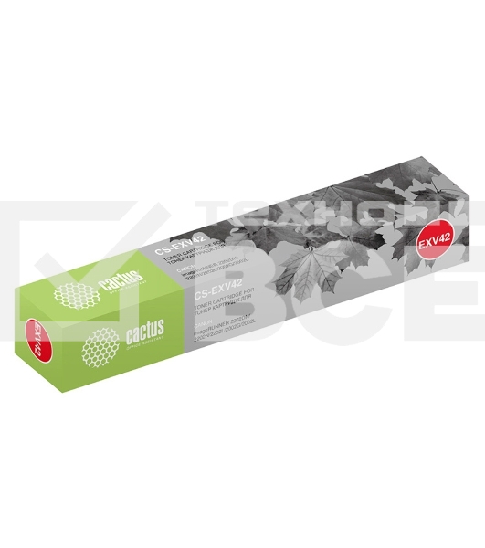 Картридж лазерный Cactus CS-EXV42 черный (10200 стр.) для Canon IR 2202/2202N/2204 MFP/2204F MFP/2204N MFP