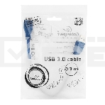Кабель Gembird/Cablexpert CCP-mUSB3-AMBM-1 USB 3.0 Pro , AM/microBM 9P, 30см, экран, синий, пакет, фото5