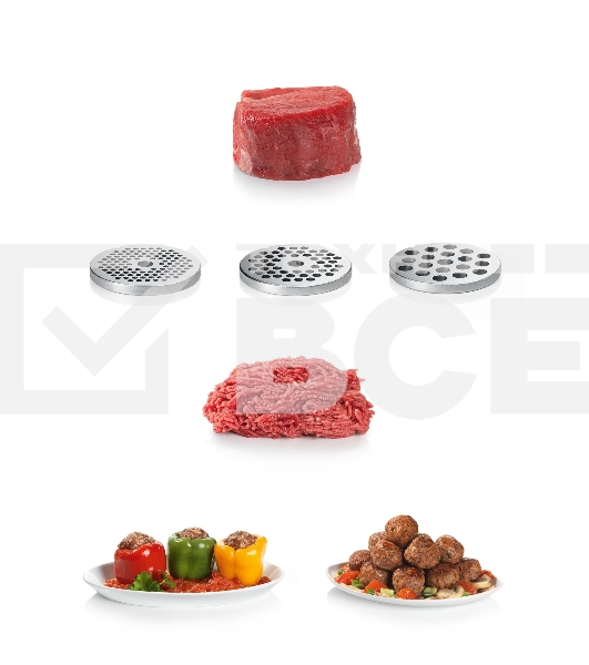 Мясорубка Bosch ProPower MFW66020 1800Вт белый/серый