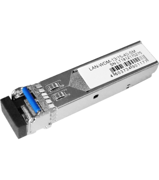 Модуль LANMASTER SFP WDM 1.25G, 1310nm / 1550nm, 40 km, LC, DDM, Cisco
