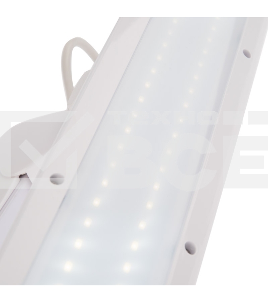 Лампа настольная бестеневая Rexant, струбцина, «ECO light», 84 SMD LED, сенсорный диммер, белая