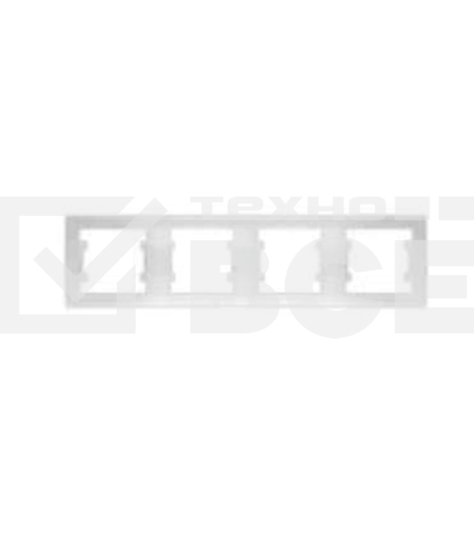 Рамка 4-м Бриллиант горизонт. бел. UNIVersal 7947502