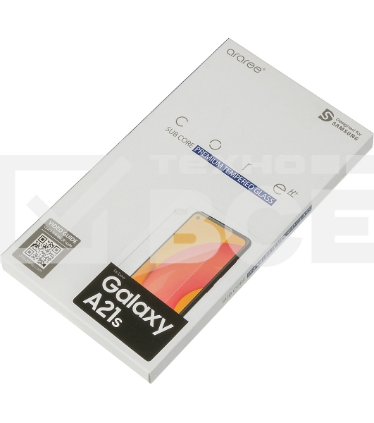 Защитное стекло для экрана Samsung araree by KDLAB для Samsung Galaxy A21s прозрачная 1шт. (GP-TTA217KDATR)